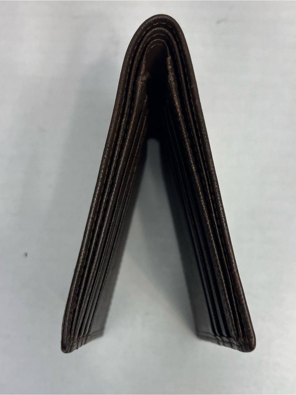 Burberry Bifold Wallet in a dark brown saffiano leather - Picture 5 of 14